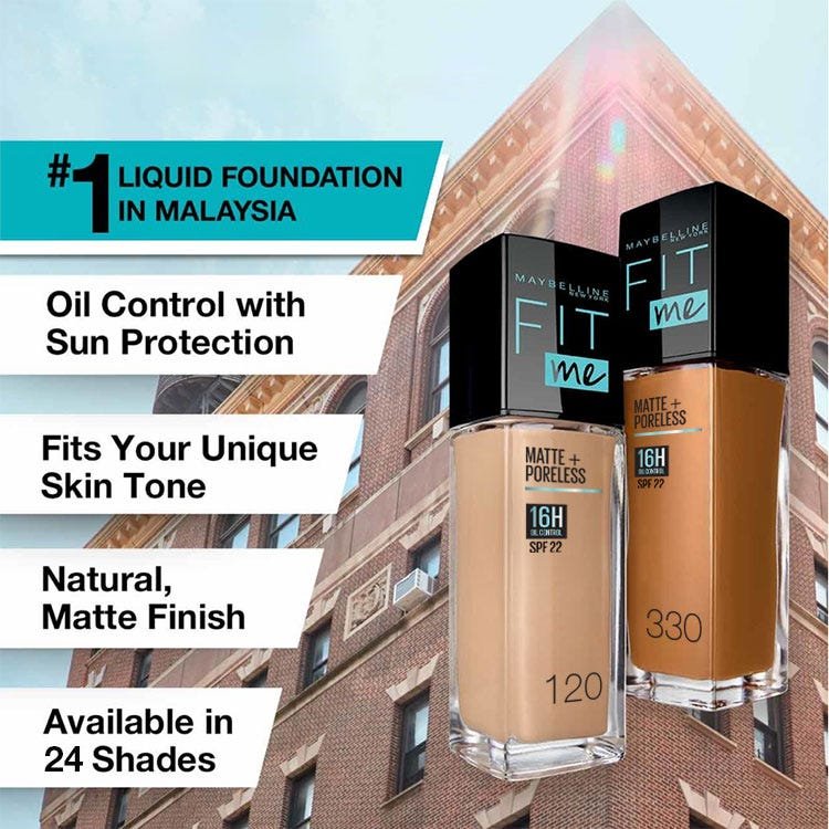 24 to 46 + (G) maybelline_fit_me_matte_poreless_liquid_foundation_30ml_120_classic_ivory_2